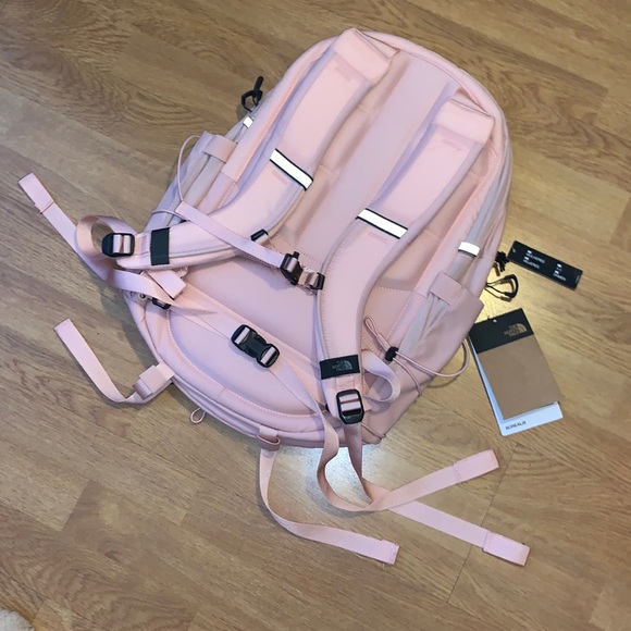 NWT The North Face Borealis Backpack, Gray/ Pink - Picture 5 of 13